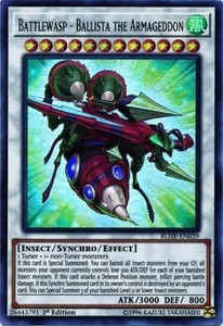Battlewasp - Ballista the Armageddon - BLHR-EN039 - Ultra Rare - 1st Edition x3
