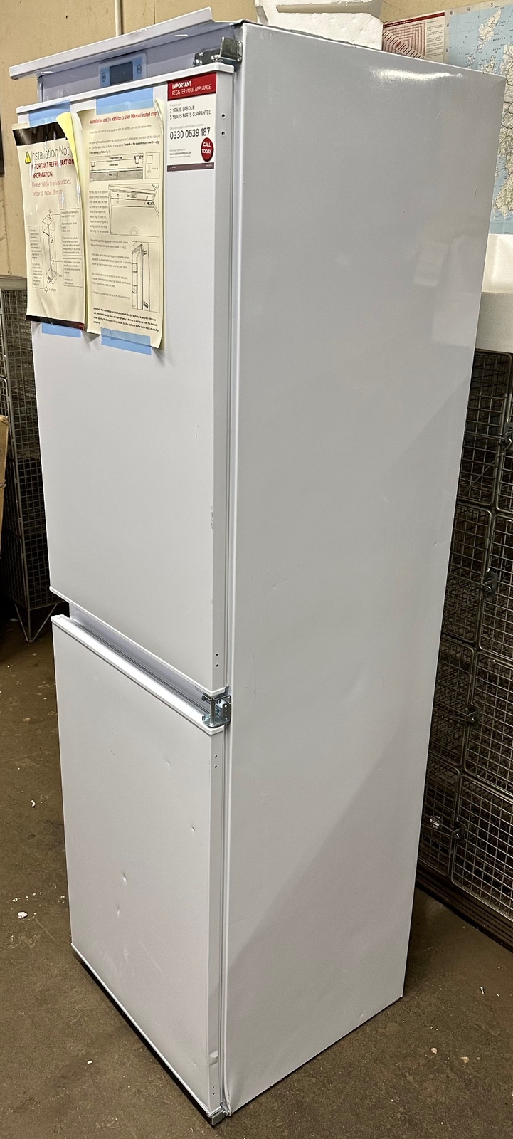 CDA FW852 Integrated 50/50 Fridge Freezer, Sliding Hinge Fixing eBay