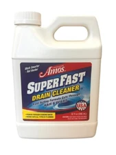 Professor Amos Super Fast Drain Cleaner w/ Accelerated Formula, 32 Oz *NEW*