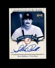 Steve Balboni 2003 Pride of New York Autograph Yankees