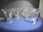 Lot of 4 Libbey Parfait Sundae Dessert Glasses Cup Vintage 5" Pattern 5110 clear — photo 1