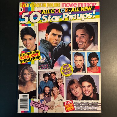 Movie Mirror 50 Star Pinups! Sept. 1986 - Prince, Bangles, Brats, Stamos - MINT