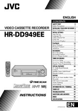 JVC HR-DD949EE VCR Owners Instruction Manual Reprint
