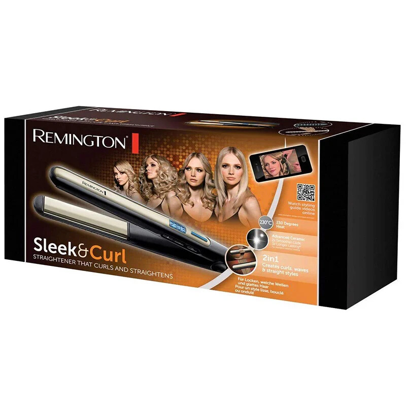 Curling Iron Sleek Flat Iron FURIDEN Professional Salon Quality