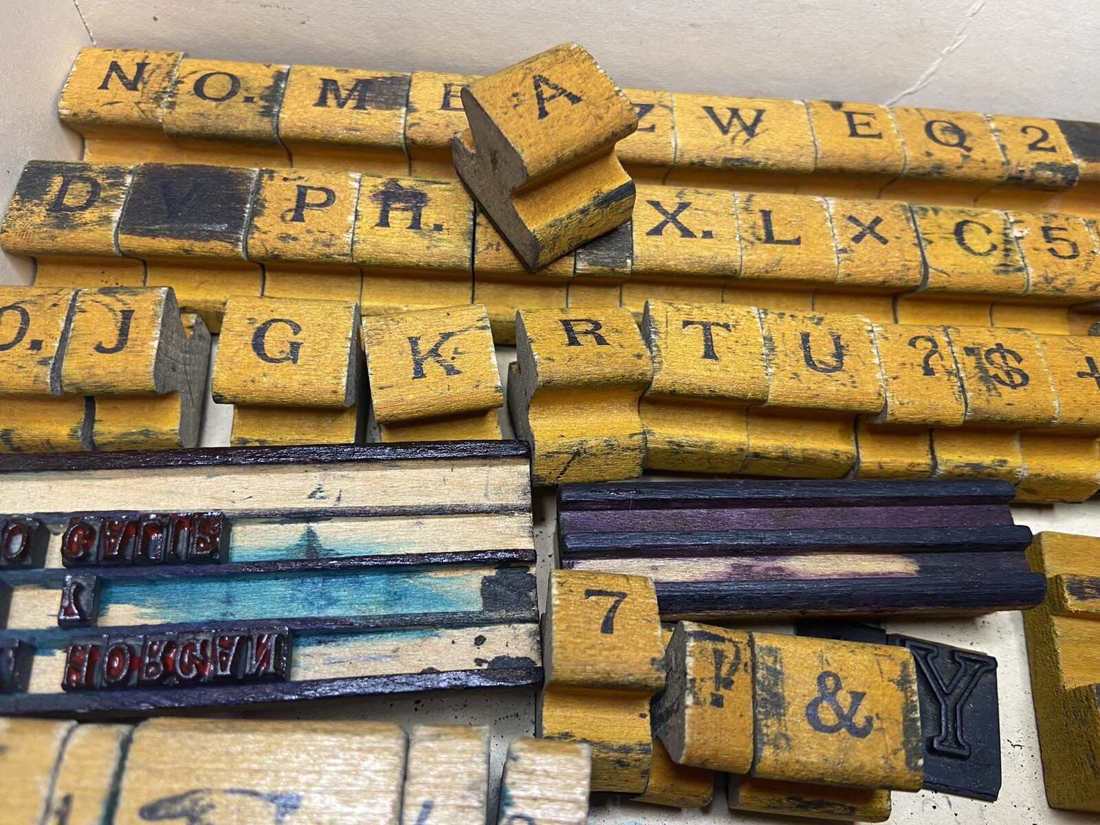 Antique Wood Rubber Stamps Letters/Numbers/Symbols Different Sizes. eBay