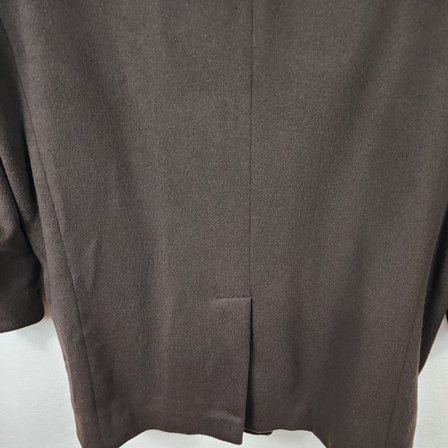 Vintage Forecaster of Boston Brown Wool Blend Double Breasted Navy Pea Coat SZ 8 - Picture 13 of 22