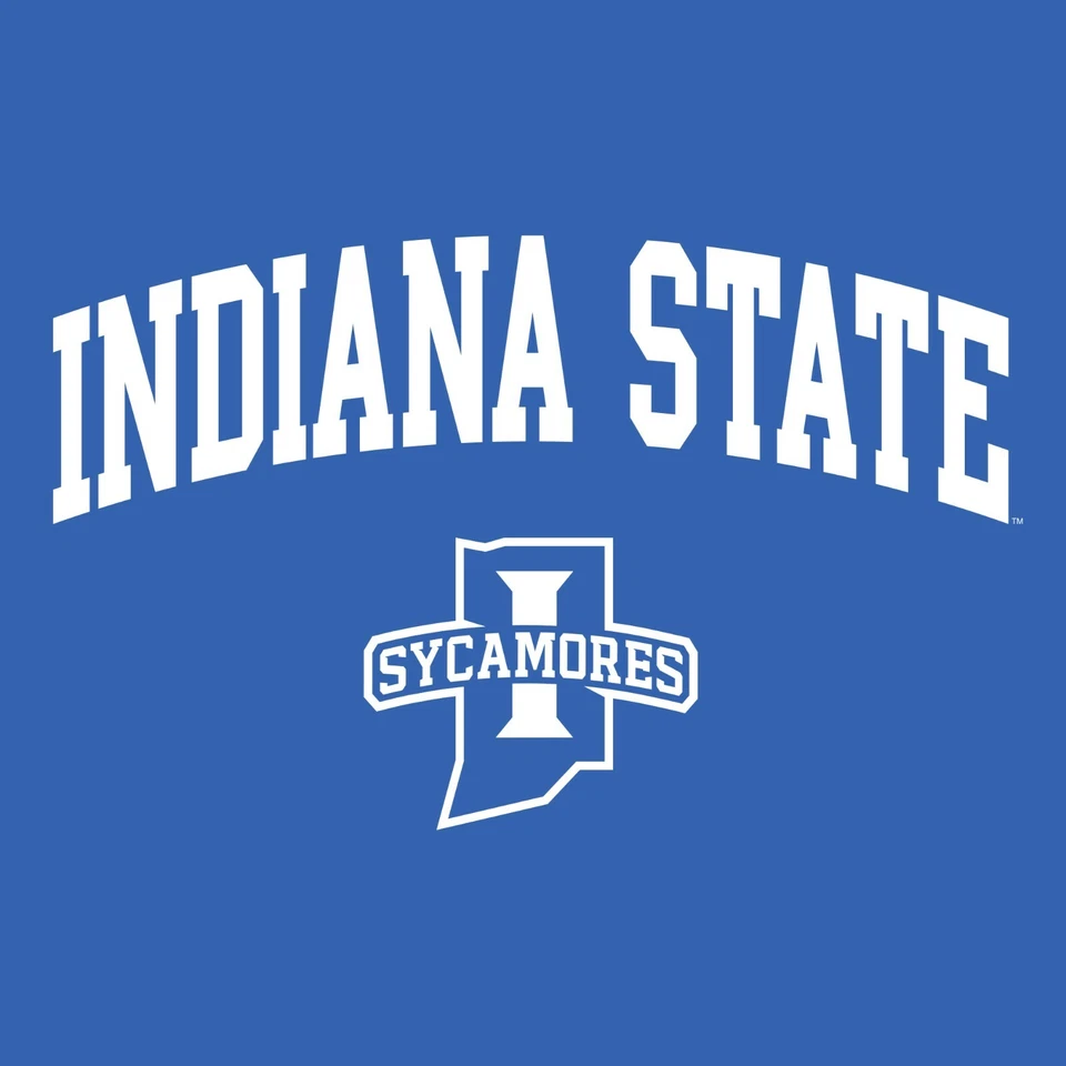 Indiana State Sycamores Arch Logo Licensed T-Shirt - Royal - Image 2 of 4