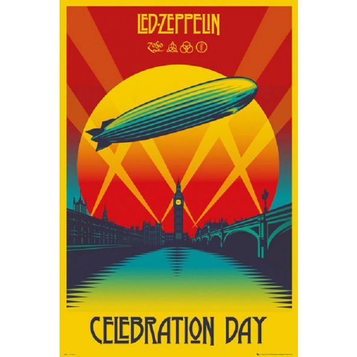 LED ZEPPELIN CELEBRATION DAY POSTER BONHAM JONES PAGE PLANT LED ZEPPELIN CELEBRATION DAY POSTER BONHAM JONES PAGE PLANT
