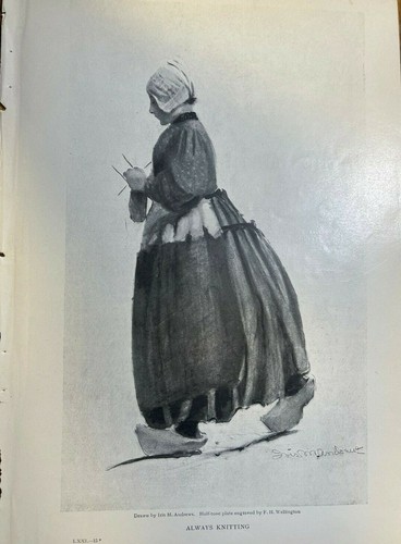 1905 Illustrations of Dutch Types by Iris M. Andrews - Picture 4 of 4