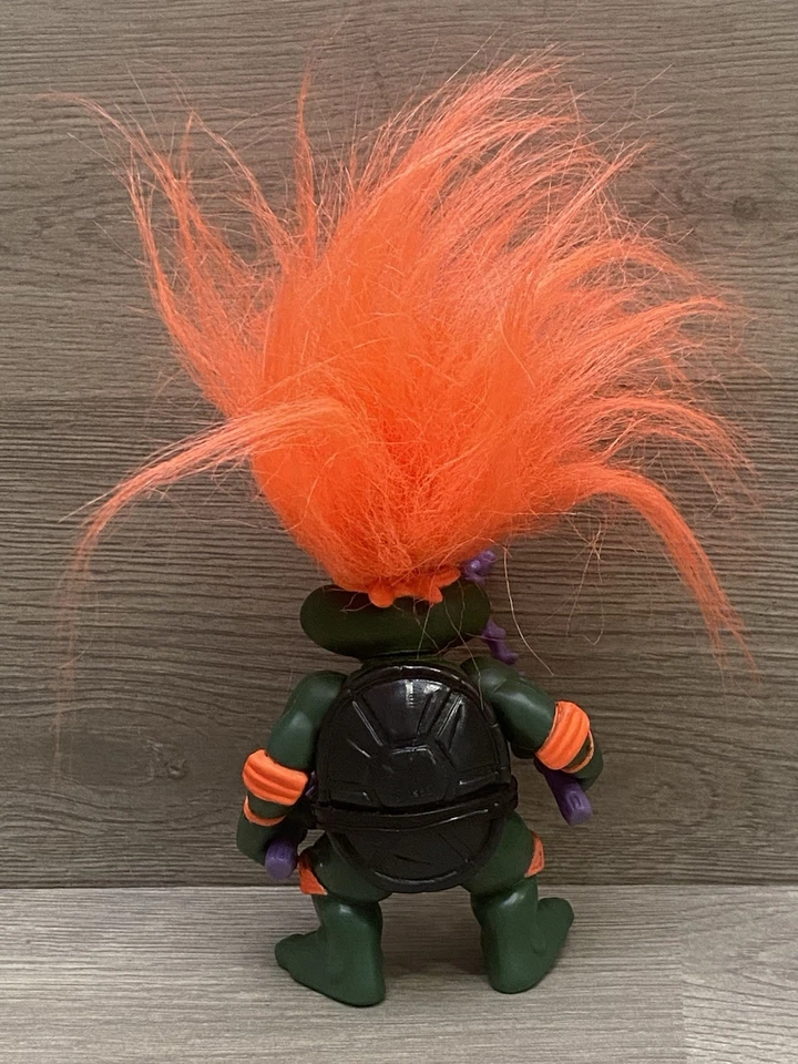 Turtle Troll MIKE Teenage Mutant Ninja Turtles TMNT 1993 Michelangelo Doll RARE - Image 4 of 4