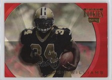 1999 Playoff Absolute SSD Absolute Rookies Red 18/100 Ricky Williams #AR35 10lp