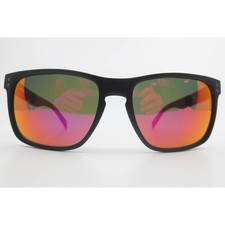 Levis LV 5058/S Matte Black Red Mirror Rectangular Sunglasses 56-19-145