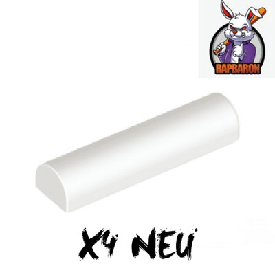 Lego    4x 1x4x2/3 Slope Curved Double   White   Weiß   79756   Neuware