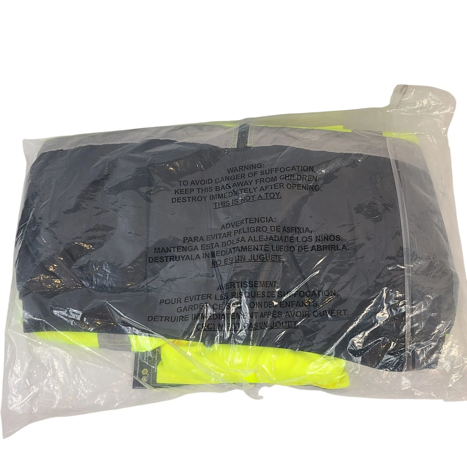 NEW Radians Hi-Vis Green Bomber Jacket Sz 2X Removable Liner ANSI/ISEA Class 3 - product detail image 5