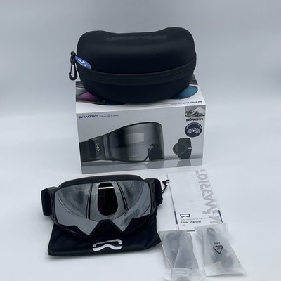 Ski Warrior Smart Wireless Intercom Audio Ski/Snowboard Goggles Black