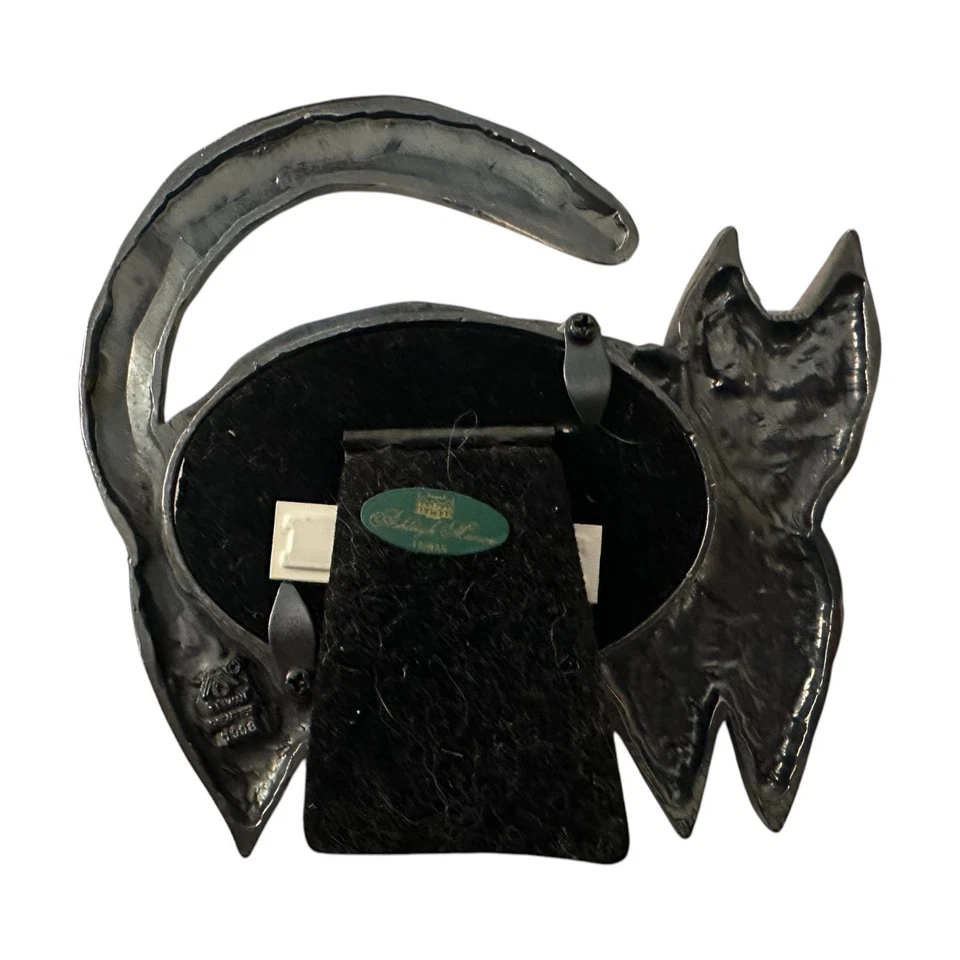 Marcos populares de gato de peltre por Ruth Reynolds HECHOS A MANO gatito DE COLECCIÓN Ashleigh Manor Foto 3 de 4