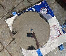 Vintage 18.75" f/6 Telescope Mirror 1970s Parabolic Dobsonian HQ D476F2850MM