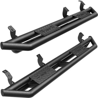 Armor Running Boards for 2007-2021 Toyota Tundra Double Cab Side Steps Rail Bars