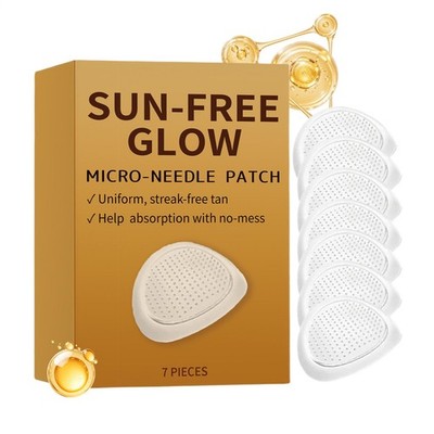 Sun-Free Glow Tanning Patches 7 Pcs , Natural Sunless Self Tanner Stickers