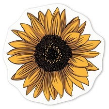 'Yellow Sunflower' Decal Stickers DW044645
