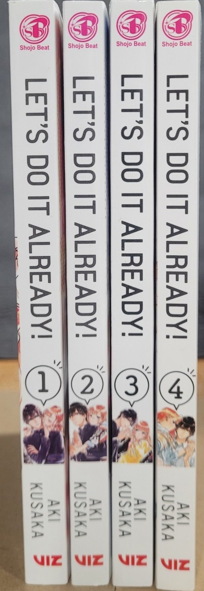 Let's Do It Already Manga Vol 1-4 English Paperback Viz Media