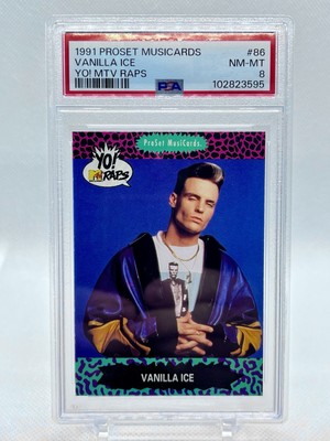 yo mtv raps cards graded TRADING CARD (20 cards) If you dont see a Yo 1991 Pro Set MusiCards Yo!