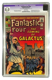 Fantastic Four #48 CGC 8.0 Color Touch 1st Silver Surfer Marvel 1966 (GP) 229