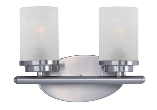 Maxim Lighting 10212FTSN Corona 2-Light Bath Vanity in Satin Nickel - Picture 2 of 2