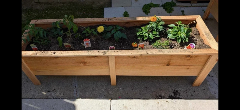 Maceta de cedro - 60”x17,5”x17,5” - Recogida gratuita Foto 3 de 3