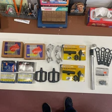 Bicycle parts Assorted necks,pedals,tubes..B77