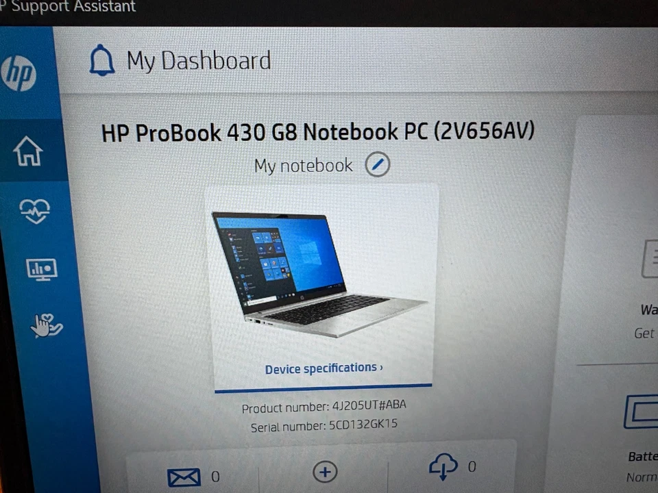 HP Probook 430 G8 i5 11ª generación/8 gigas/256 SSD Foto 4 de 4