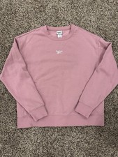 Image of Reebok Womens Classic Crew Sweatshirt, Pink, Large