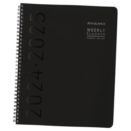 2024-2025 Large Academic Planner – Weekly & Monthly Layout, 8.25 x 11 Inches-image