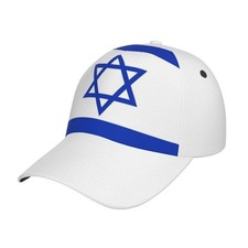 Cute Israel Hats for Men Women, Adjustable Israeli Flag Baseball Hats Outdoor...