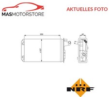 WÄRMETAUSCHER INNENRAUMHEIZUNG NRF 58637 A FÜR ALFA ROMEO 155,145,146,GTV