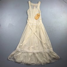 Gunne Sax by Jessica NWT Vintage 1970s Ivory Prairie Dress Sz 11 Boho Core Farm