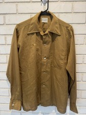 Vintage 50s/60s Penny  s Towncraft Plus Casual Loop Collar Button Up Shirt Size M