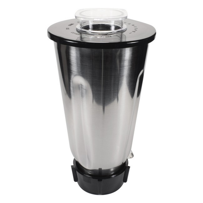 Univen Stainless Steel Blender Jar with Lid and Bottom cap f