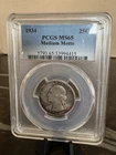1934 Washington Quarter ‘Medium Motto’ PCGS MS65