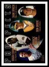 1996 Topps Roger Cedeno/Derrick Gibson/Ben Grieve/Shane Spencer RC Los Angeles