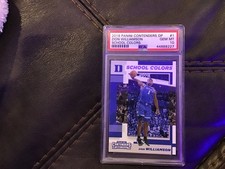 2019 Panini Contender DP Zion Williamson School Colors, #1, PSA 10