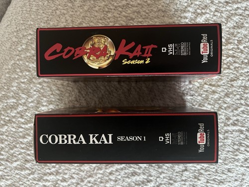Cobra Kai Season 1 & 2 VHS Tape Sets Karate Kid Kung-Fu Martial Arts Arts RARE - Picture 4 of 5
