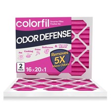 Colorfil 16x20x1 Air Filter (2-Pack) | Made in the USA | Color 16" x 20" x 1"