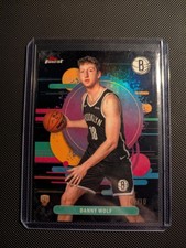 Topps Finest Rookie Danny Wolf Uncommon Serial #02/10 Brooklyn Nets #116