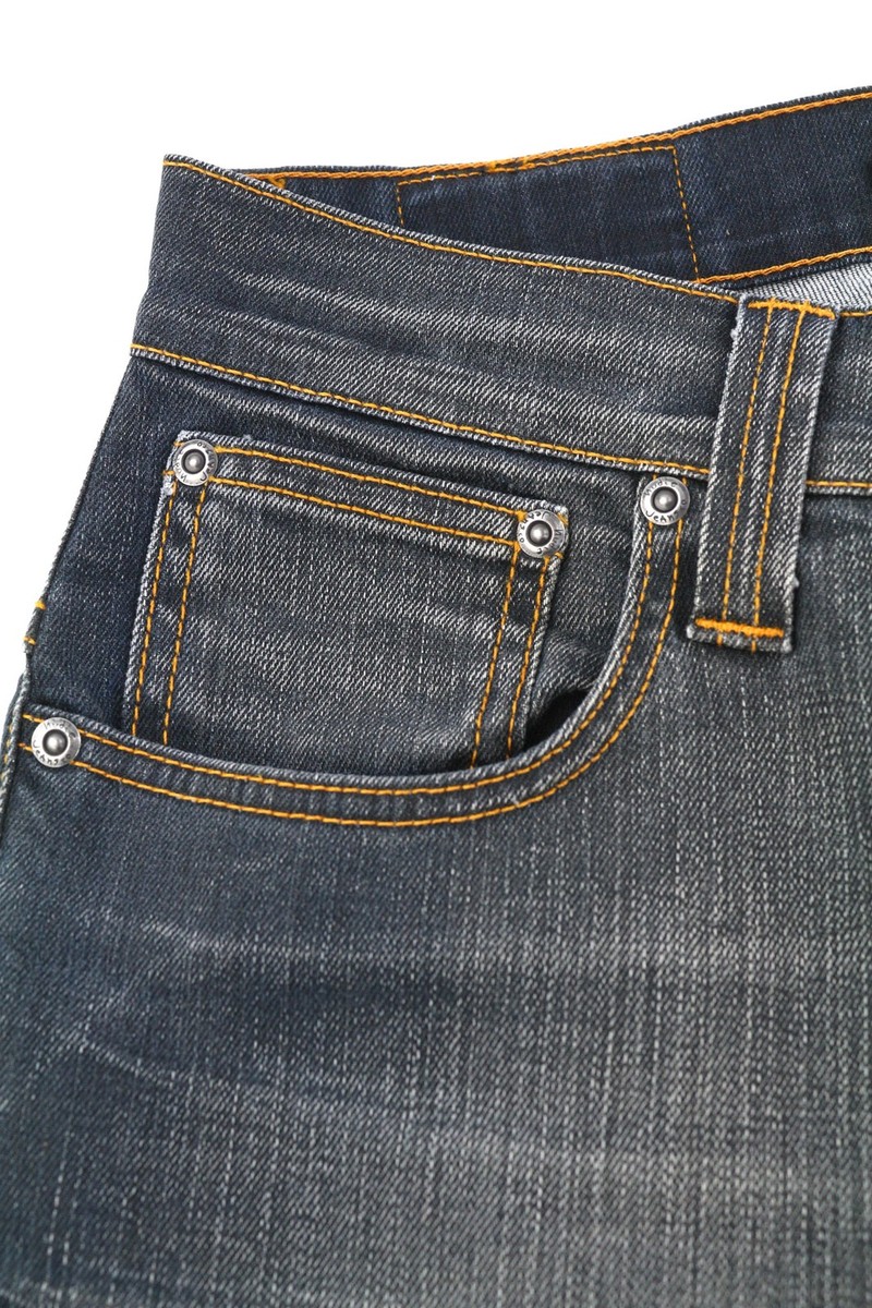 NUDIE Jeans Thin Finn Men's Jeans W32/L32 Grey Authent Dark Wash