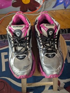 Size 12 - Balenciaga Runner Sneaker Gradient - White Black