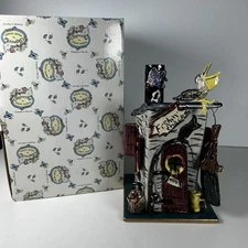 Blue Sky House By Heather Goldminc "Fishin Shack" Fishing Tea Light Candle W/Box