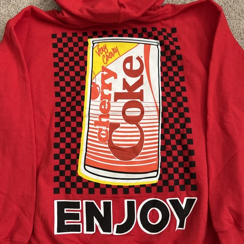 Coca’Cola Very Cherry Coke Red Sweatshirt/Hoodie, Brandneu, Herren Gr. M - Bild 6 von 6