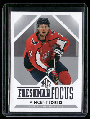 Vincent Iorio 2023-24 SP Authentic #FF-41 Freshman Focus Washington Capitals
