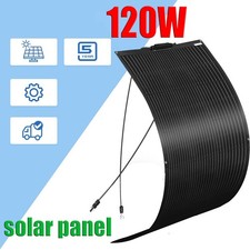 Solarmodul 120W Flexibel Solarpanel Monokristallin für Wohnmobil Balkonkraftwerk